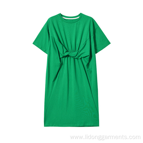 New Design Plus Size Women T-shirt Dress